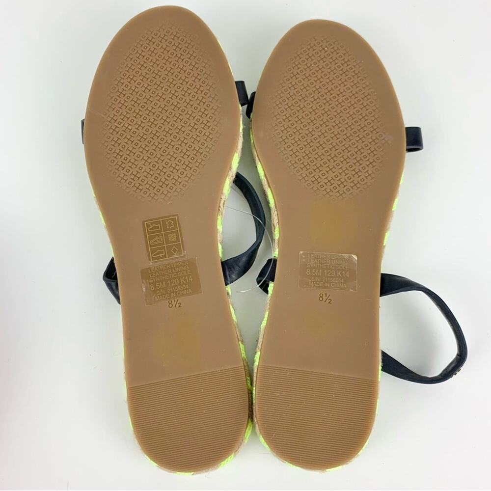 Tory Burch Two Band Flat Espadrille Slide Sandals 8.5 - Picture 11 of 14